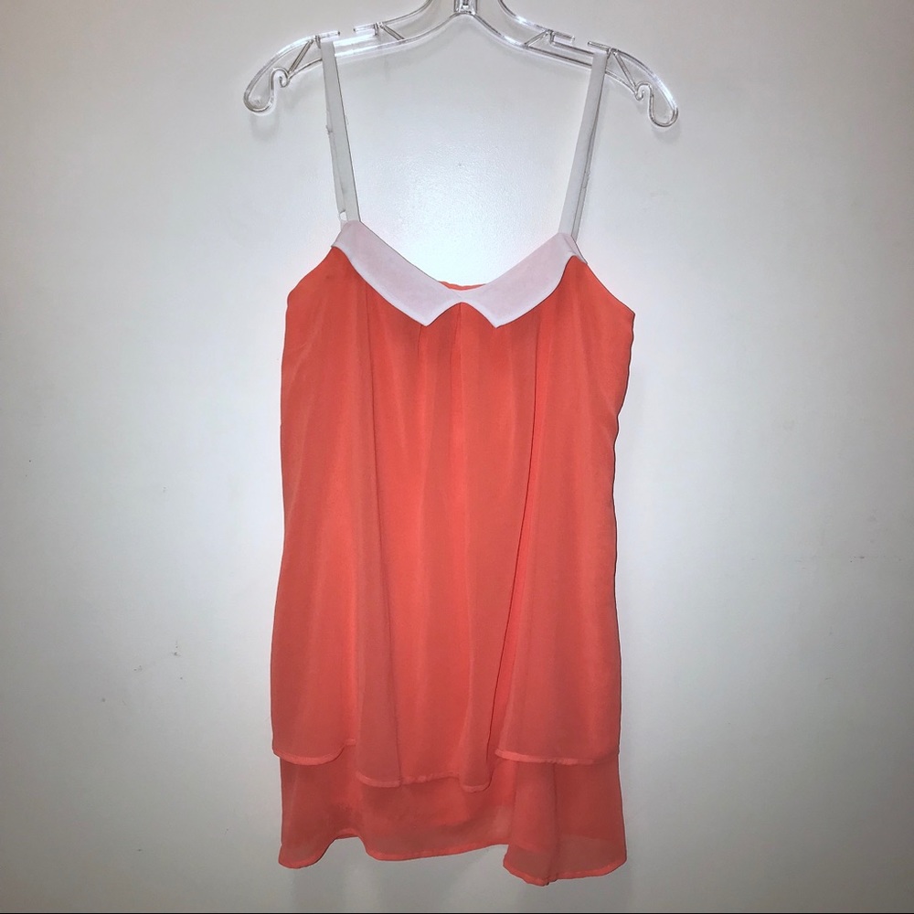 Chiffon tunic dress